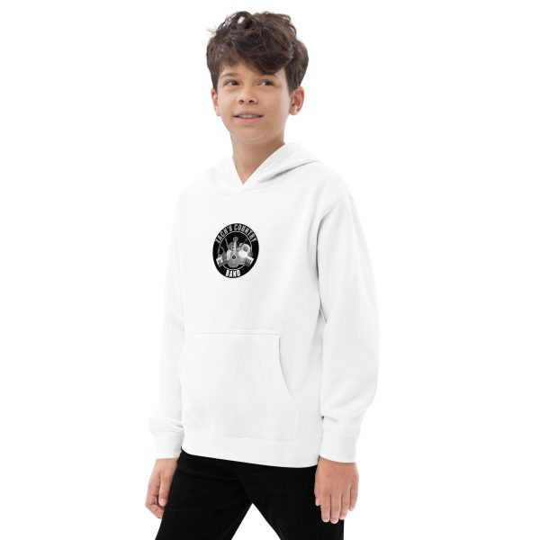kids-fleece-hoodie-white-left-front
